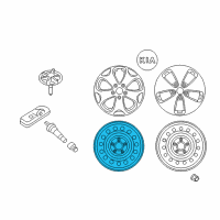 OEM Kia Soul Wheel Assembly-Steel Diagram - 52910B2050