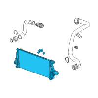 OEM 2020 GMC Terrain Intercooler Diagram - 84454110