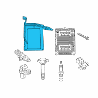 OEM Chrysler Engine Computer Module Ecu Ecm Diagram - 5150724AC