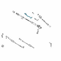 OEM 2004 Nissan Pathfinder Tube Assy-Cylinder Diagram - 49541-4W000