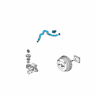 OEM 2005 Honda CR-V Tube Assy., Master Power Diagram - 46402-S9A-A02