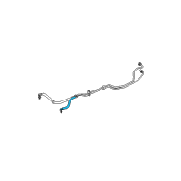 OEM Jeep Wrangler Hose Transmission Oil Cool Diagram - 5015930AA