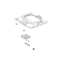 OEM Toyota Avalon Sunroof Switch Diagram - 84862-AA030-A0