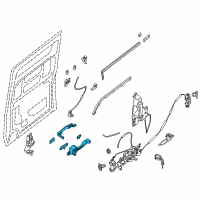 OEM 2019 Nissan NV1500 Tailgate Handle Diagram - 82606-1PA0A