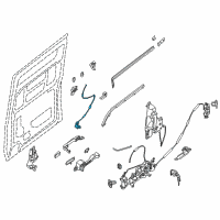 OEM Nissan NV1500 Latch Assembly-Slide Door Lower, RH Diagram - 82480-1PA0A