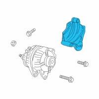 OEM 2001 Jeep Grand Cherokee Bracket-Alternator Diagram - 4854026