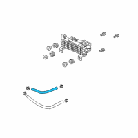 OEM 2009 Acura TL Hose B (ATF) Diagram - 25217-RK2-000