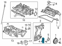 OEM 2020 Honda Civic Cover, Chain Case Diagram - 11412-59B-000