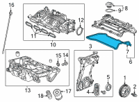 OEM 2022 Honda Civic Pkg, Head Cover Diagram - 12341-59B-013