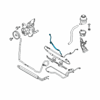 OEM 2008 BMW M3 Expansion Hose Diagram - 32-41-2-283-597