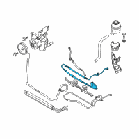 OEM 2008 BMW M3 Expansion Hose Diagram - 32-41-2-283-895