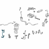 OEM 2013 Acura ZDX Sensor, Front Oxygen Diagram - 36532-RP6-A01