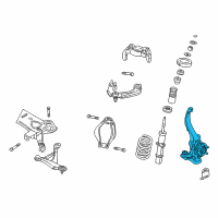 OEM Dodge Stratus Spindle KNUCKLE Diagram - 4782902AB