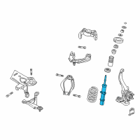 OEM 2004 Chrysler Sebring STRUT-Suspension Diagram - 4895039AB