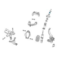 OEM Dodge Bushing-Shock Absorber Diagram - 4764483AA