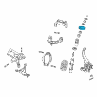 OEM Dodge BUSHING-Spring Diagram - 4764505AA