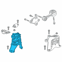 OEM 2020 Honda Insight Mounting, Engine Side Diagram - 50820-TXM-A03