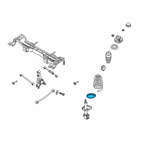 OEM 2000 Kia Spectra Seat Diagram - 0K201280A3