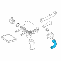 OEM 2007 Dodge Sprinter 3500 Hose-Charge Air Cooler Diagram - 68034120AA