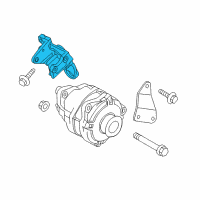 OEM Infiniti QX80 Bracket Alternator Diagram - 11710-1LA0A