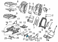 OEM 2022 Chevrolet Tahoe Seat Switch Diagram - 84751531