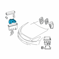 OEM Nissan Quest Housing-FUSIBLE Link Holder Diagram - 24381-7990A