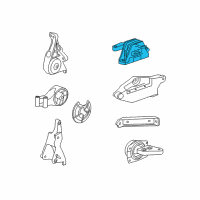 OEM 2015 Buick LaCrosse Mount Diagram - 13227719