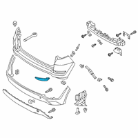 OEM 2017 Hyundai Tucson Reflector/Reflex Assembly-Rear Lh Diagram - 92405-D3050