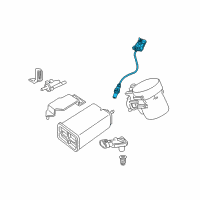 OEM 2005 Pontiac GTO Oxygen Sensor Diagram - 19209818