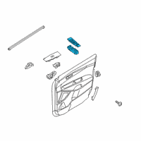 OEM 2020 Kia Sorento Power Window Main Switch Assembly Diagram - 93570C6BG0AWI