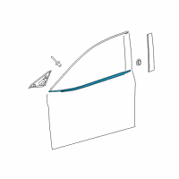 OEM 2022 Toyota Camry Belt Molding Diagram - 75720-06210