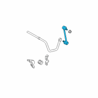 OEM Lexus RX350 Link Assy, Rear Stabilizer Diagram - 48830-06030