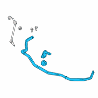 OEM 2017 Ford Mustang Stabilizer Bar Diagram - FR3Z-5482-J