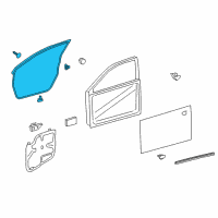 OEM Toyota Avalon Surround Weatherstrip Diagram - 67862-07010