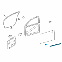 OEM 2016 Toyota Avalon Lower Weatherstrip Diagram - 67863-07012