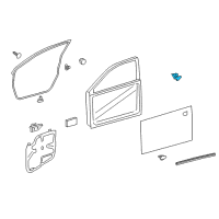 OEM 2013 Toyota Avalon Frame Molding Diagram - 67664-06060