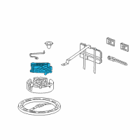 OEM 2014 Buick Verano Jack Assembly Diagram - 23362142