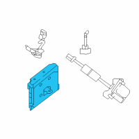 OEM 2020 Nissan Titan Controller Assy-Camera Diagram - 284A1-9FV0B