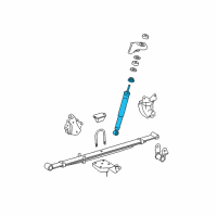 OEM 2015 Toyota Tacoma Shock Diagram - 48530-09E40