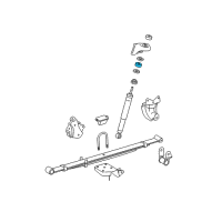 OEM 2007 Toyota Tacoma Shock Lower Bushing Diagram - 90540-A0008