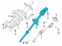 OEM 2021 Ford Bronco SHAFT ASY Diagram - MB3Z-3B676-A