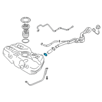 OEM Nissan Clamp Diagram - 01555-00931