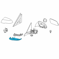 OEM 2015 BMW M235i xDrive Lower Housing Section, Grained, Left Diagram - 51-16-7-284-127