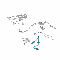 OEM 2013 Toyota Matrix Rear Oxygen Sensor Diagram - 89465-02350