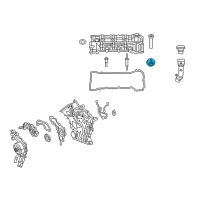 OEM 2015 Chrysler 300 Seal-CAMSHAFT Sensor Diagram - 5184772AB