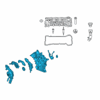 OEM 2016 Dodge Challenger Cover-Chain Case Diagram - 5184495AN