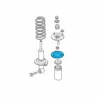OEM 2012 Nissan Pathfinder Front Spring Rubber Seal Diagram - 54034-EA00A