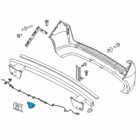 OEM 2020 Jeep Renegade Sensor-Park Assist Diagram - 68337392AA