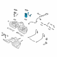 OEM 2015 Ford Mustang Fuel Pump Diagram - FR3Z-9H307-F
