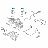 OEM Ford Mustang Module Retainer Ring Diagram - FR3Z-9C385-A